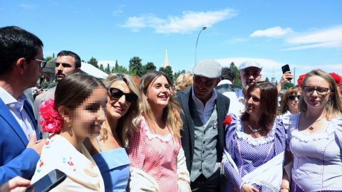 Yolanda Díaz se encuentra con los candidatos de Podemos-IU, a la Comunidad y el Ayuntamiento de Madrid Alejandra Jacinto y Roberto Sotomayor.