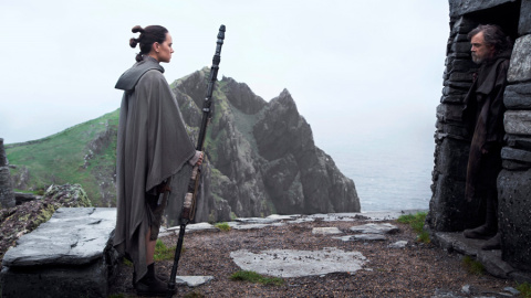 Daisy Ridley y Mark Hamill