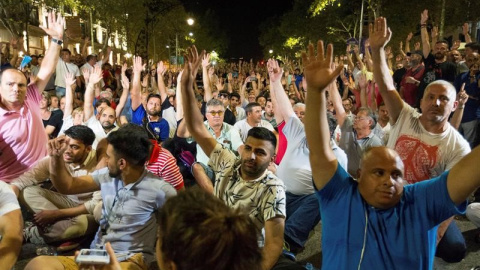 Els taxistes de Barcelona voten per posar fi a la vaga / EFE