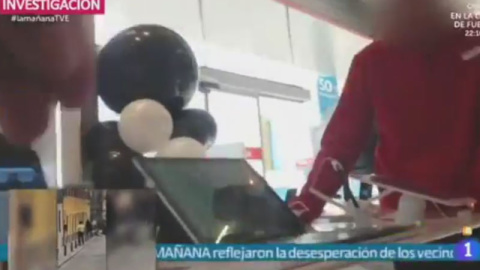 Un momento del reportaje de TVE.