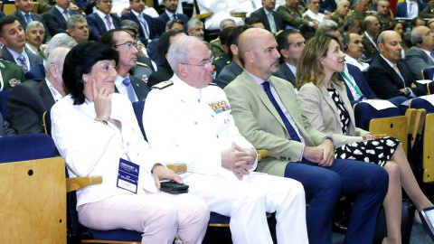 Esperanza Casteleiro, jefa de gabinete de la ministra de Defensa Margarita Robles, durante la inauguración de FEINDEF 2019. 29/05/2019