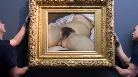 'El orígen del mundo', de Courbet.- AFP