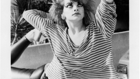 Nina Hagen fent exercici en una imatge poc habitual. Philomena Winstanley