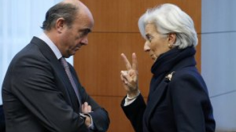 La tramoya - La desfachatez de Christine Lagarde y de Luis de Guindos cuando hablan de deuda pública