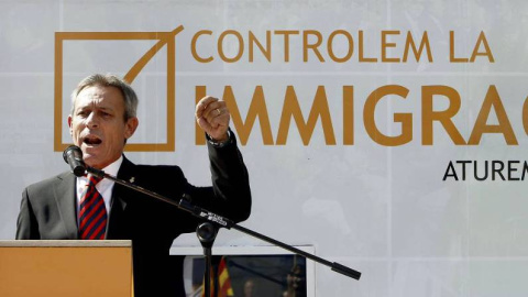 Josep Anglada durante un acto en Catalunya. ANDREU DALMAU | EFE