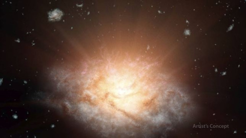 La NASA descubre la galaxia más luminosa del Universo