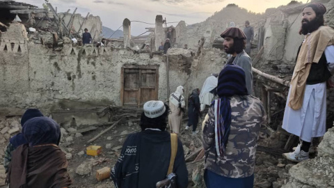 Una casa derruida tras el terremoto en la provincia de Paktika, a 22 de junio de 2022.