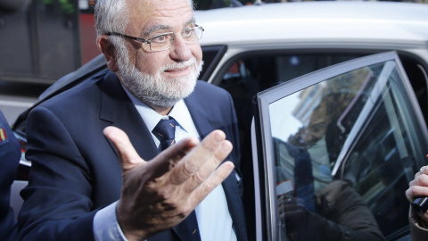 El expresidente de las Corts valencianas, Juan Cotino, en una comparecencia en la Audiencia Nacional. EFE