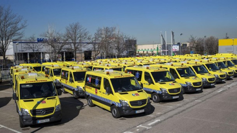 Ambulancias de la Comunidad de Madrid. / Europa Press