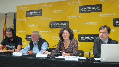 Oriol Vicente, Liz Castro y Marc Marsal. E.P.