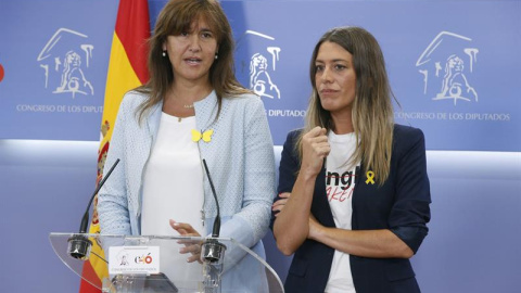 La portavoz portavoz de Junts Per Catalunya en el Congreso, Laura Borràs