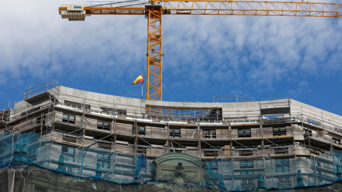 Obras del Proyecto Canalejas, en el centro de Madrid, promovido por la constructora OHL.  REUTERS/Paul Hanna