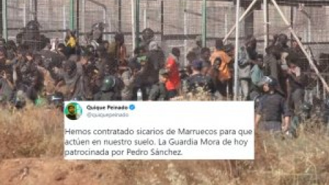 "Hemos contratado sicarios de Marruecos para que actúen en nuestro suelo": indignación con las lamentables imágenes en la valla de Melilla