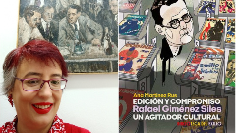 Ana Martínez Rus, autora de la biografía sobre Rafael Giménez Siles, promotor de la Feria del Libro de Madrid.