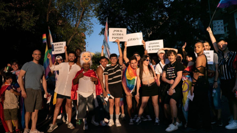 Manifestación del Orgullo Crítico de Madrid, a 28 de junio de 2022.