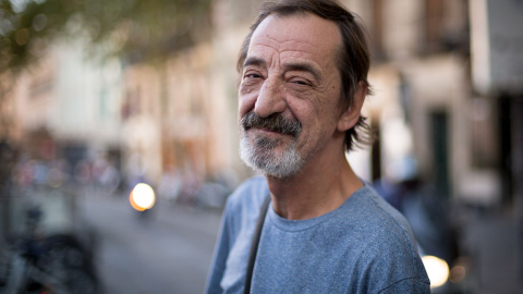 Javier López de Guereña, guitarrista de Javier Krahe y autor del disco 'Baile de lágrimas'. / CHRISTIAN GONZÁLEZ