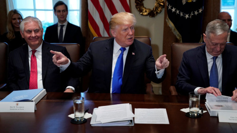 Trump, este miércoles durante una reunión en la Casa Blanca. REUTERS/Jonathan Ernst