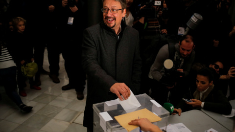 Vota el candidato al Parlament por Catalunya en Comú, Xavi Domenech. / Reuters