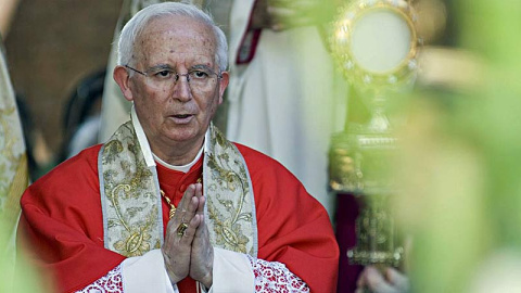 El Cardenal Arzobispo de Valencia, Antonio Cañizares. EFE