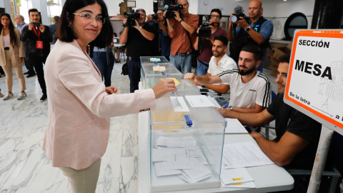 La candidata del PSOE a la alcaldía de Las Palmas de Gran Canaria, Carolina Darias.