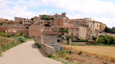 01/07/2022 - Una imatge del poble de Bellprat, a l'Anoia.