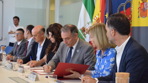 Firma prootocolo contra chabolas huelva