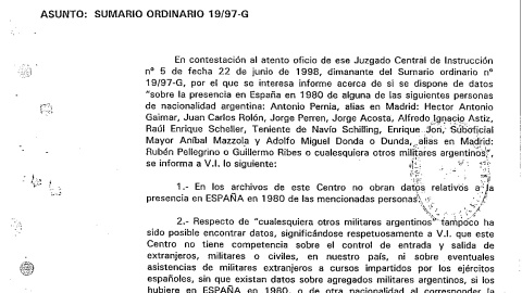 Respuesta CESID julio 1998