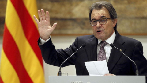 Artur Mas, creará una plataforma ciudadana para impulsar un "nuevo movimiento" de centro político catalán "amplio" con miembros del partido y de la sociedad civil.- EFE