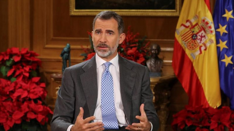 Felip VI en el seu missatge de Nadal