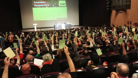 La asamblea nacional de la CUP. / @cupnacional