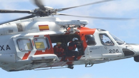 Helicópetero de Salvamento Marítimo./EUROPA PRESS