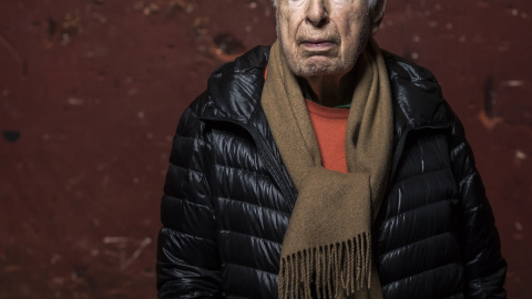 El recientemente fallecido Peter Brook, en una fotografía tomada en febrero de 2018