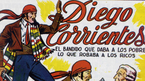 Cómic sobre el bandolero Diego Corrientes.