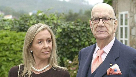 Marina Castaño junto a su marido Camilo José Cela, fallecido en 2002. EFE