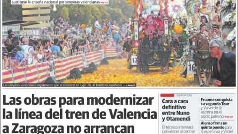 Portada 'Las Provincias'