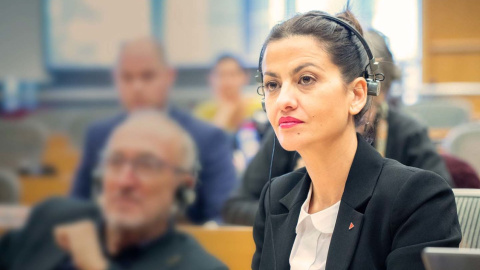 La eurodiputada de IU, Sira Rego, denunció a Marta Gastón ante la Oficina de Lucha contra el Fraude de Bruselas