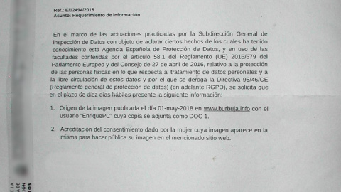 La Agencia Española de Protección de Datos (AEPD) ha enviado requerimientos a usuarios de foros de Internet que difundieron el vídeo de la violación de La Manada