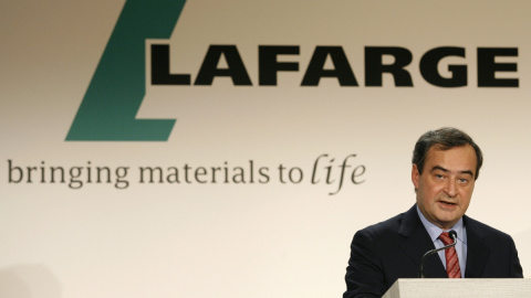 El expresidente de Lafarge, Bruno Lafont, imputado en la causa, en una imagen de archivo.- REUTERS