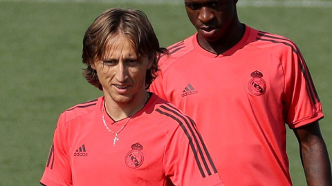 El jugador del Real Madrid Luka Modric. EFE