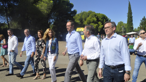 El vicesecretario de Organización del Partido Popular (PP), Javier Maroto, durante un acto político con motivo del Día del Afiliado del PP Aragón./EUROPA PRESS