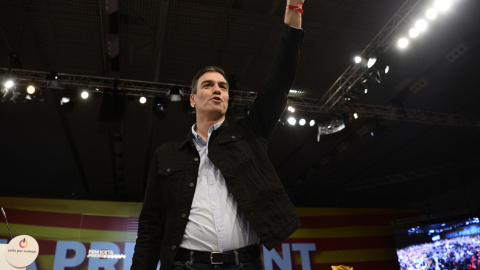 El líder del PSOE, Pedro Sánchez, en uno de los mítines de la reciente campaña electoral para el 21-D, en Barcelona. AFP/Josep Lago