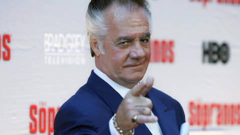 El actor estadounidense Tony Sirico en el estreno 'Los Soprano' en Nueva York, EEUU, 27 de marzo de 2007