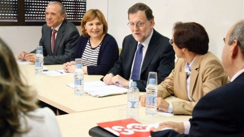 Reunión de Rajoy con representantes de la Mesa de Educación en Libertad.- EUROPA PRESS