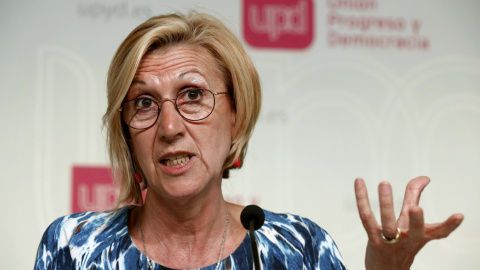 La portavoz de UPyD, Rosa Díez. EFE/Kiko Huesca