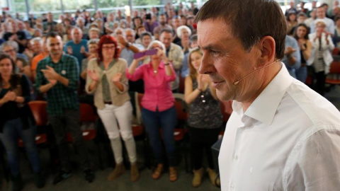 Otegi, en un acto en Bilbao este miércoles. EFE/Luis Tejido