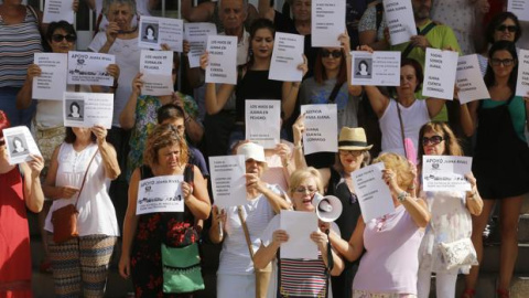 Manifestación de apoyo a Juana Rivas en Córdoba./ EFE