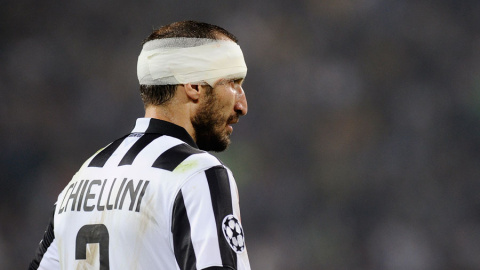 Chiellini, en el partido de ida de Champions contra el Madrid. Reuters / Giorgio Perottino