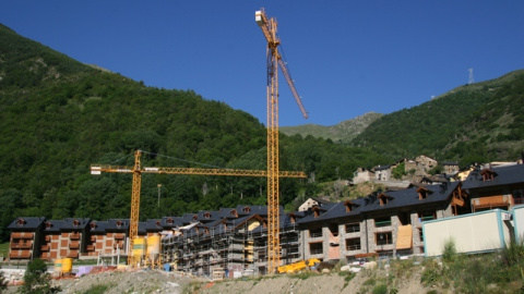 El projecte de Vallfosca Mountain Resort, a Espui (la Torre de Cabdella). ÀLEX TARROJA