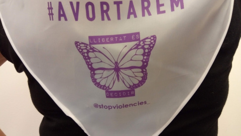 El movimiento feminista en Andorra reivindica el derecho del aborto. / STOP VIOLENCIES