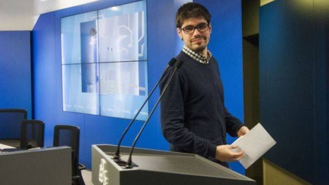 Lander Martínez, secretario general de Podemos Euskadi. EFE